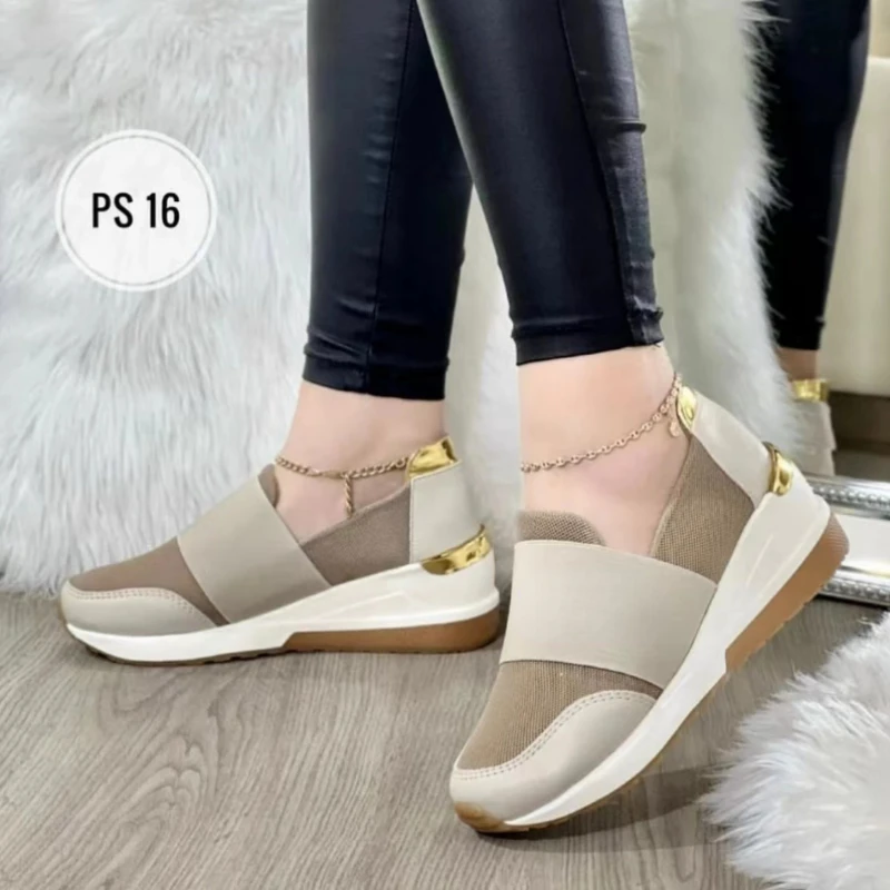 Scarpe da donna Trend 2024 autunno Fashion Tennis Slip-on Casual Sneaker Platform per zeppe Running Luxury Designer Ladies mocassini