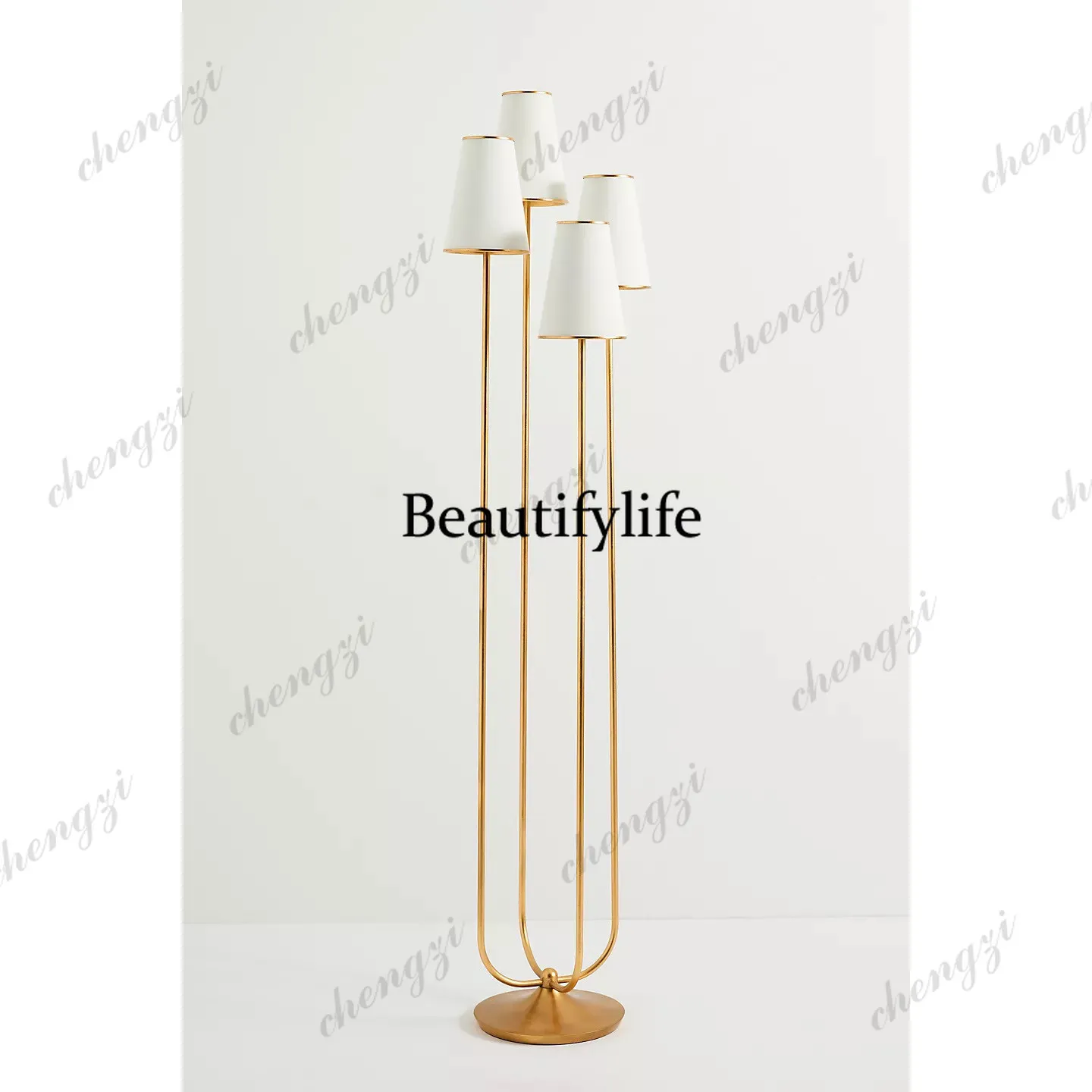 American retro floor lamp living room bedroom study, French study dining room, decorative arts