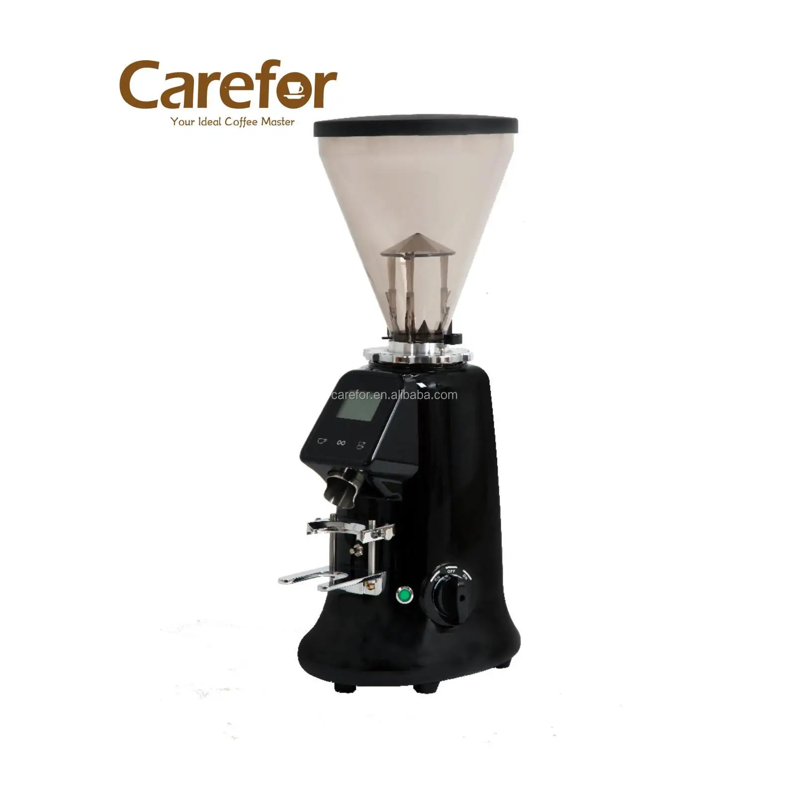 Industrial Espresso Coffee Bean Electric Professional Automatic Flat Burr Commercial Coffee Grinder for Business