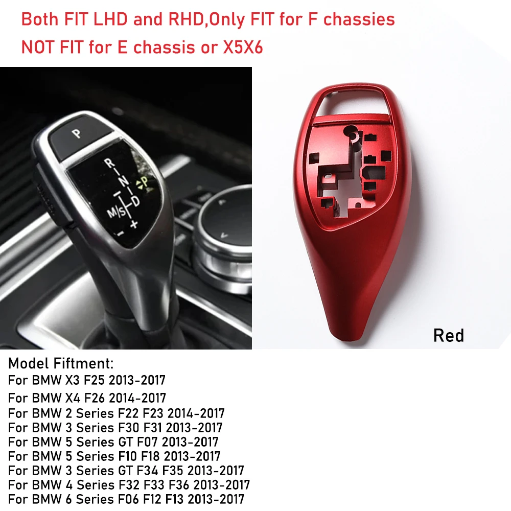 F10 F30 F11 F31 Schaltknaufabdeckung Innenraum-Ersatzteil Schalthebelblende für BMW F32 F33 F34 F36 F06 F12 F20 F22 F25