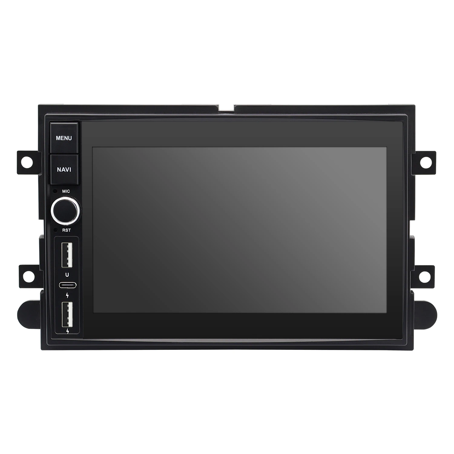 7“Android Car Radio For Ford F150 Left Button With Charging Function CarPlay Android Auto GPS Nav Bluetooth Steering Control