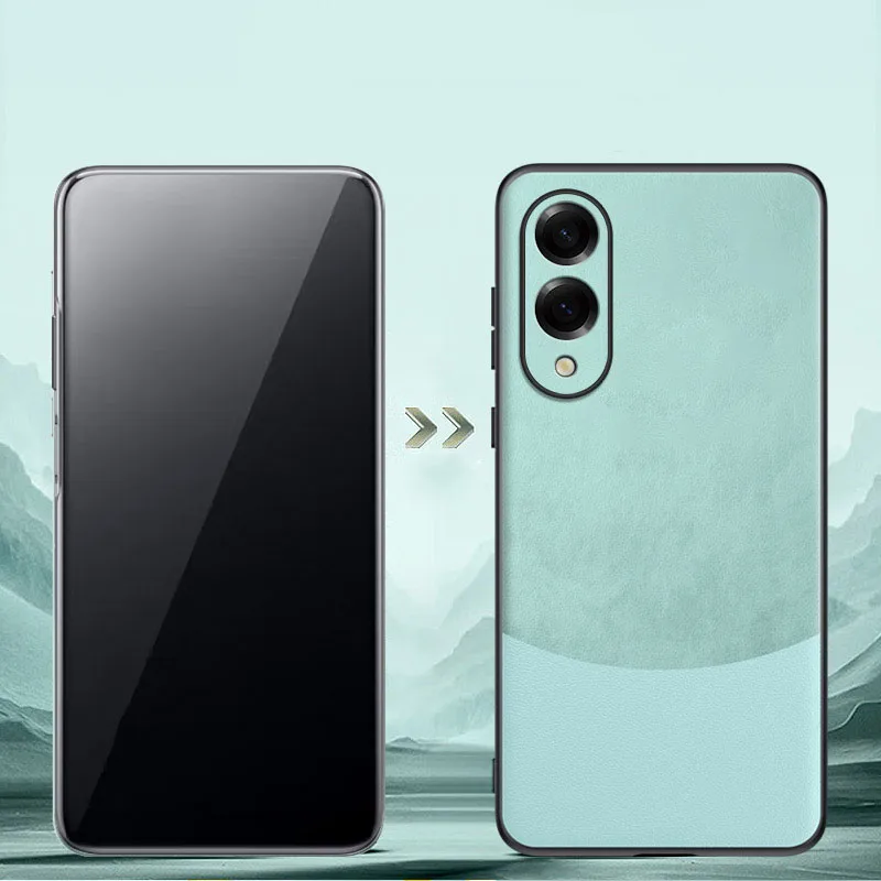 الفاخرة لينة بو الجلود عودة قضية الهاتف لسامسونج غالاكسي S26 S25 حافة غطاء من السيليكون لهاتف غالاكسي S25 الترا S25 زائد الغطاء الخلفي