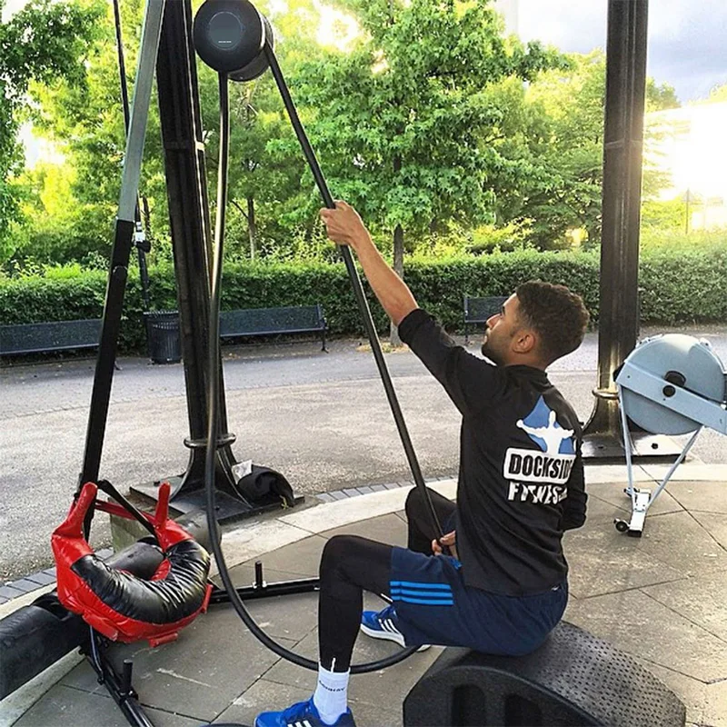 Suspension Endless Rope Trainer Core Training Hanging Easy And Exercise Home Or Gym Resnce Magnetic Control 6 Levels