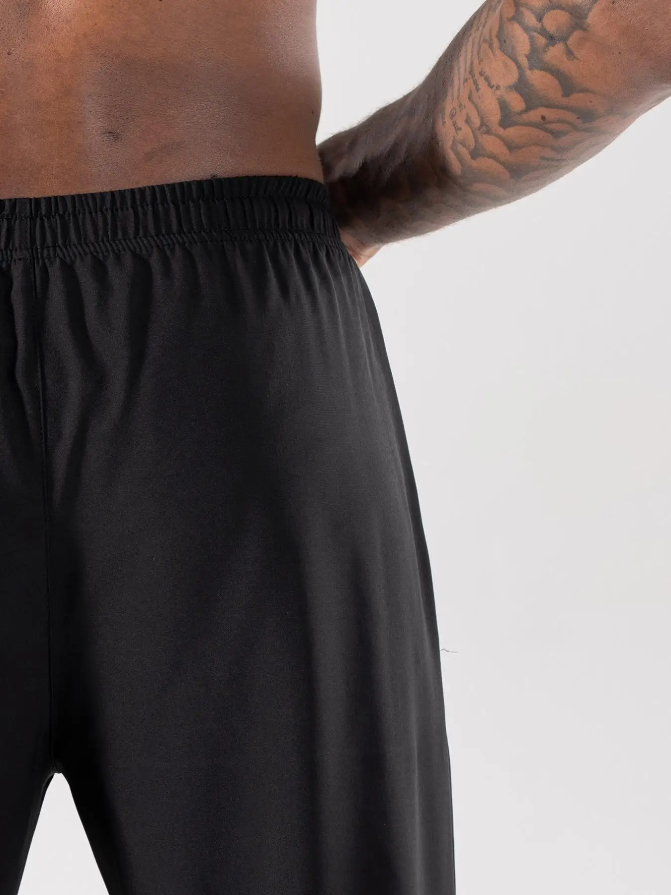 طقم بنطال رياضي كاجوال صيفي للرجال مكون من قطعة واحدة، بنطال ضيق، قماش رفيع ومريح، تصميم بسحاب، مناسب للترفيه المنزلي، الرياضة، ممارسة الجري، ملابس العمل اليومية