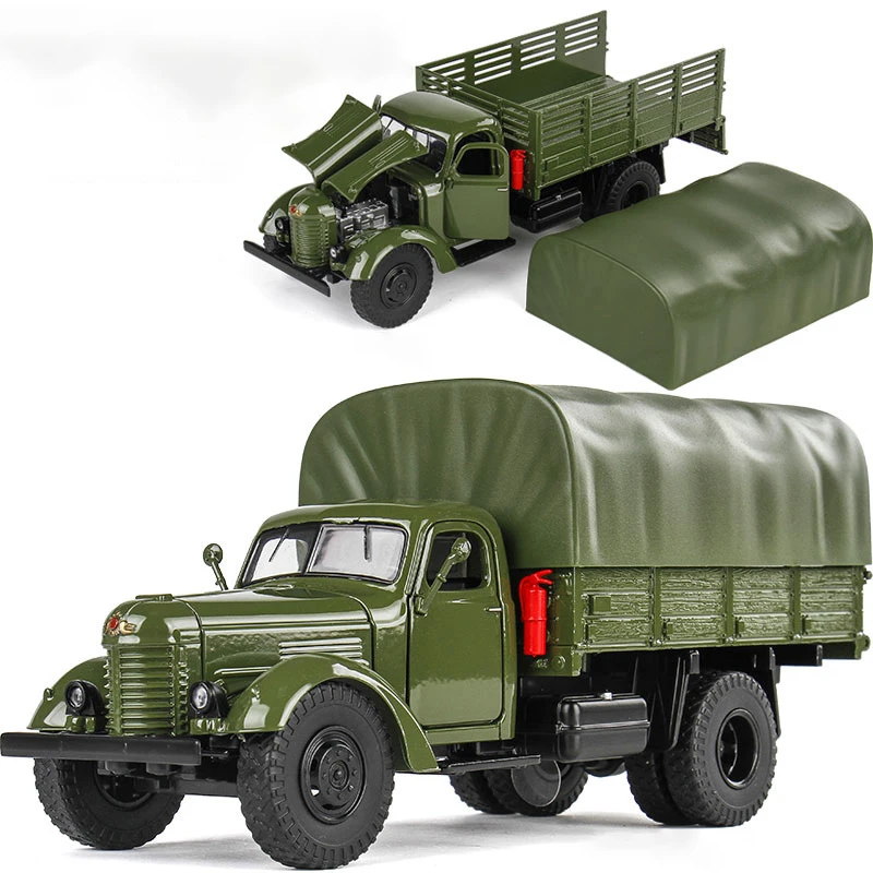 1:32 Jiefang CA10 CA30 MV3 Military Transport Vehicle Alloy Car