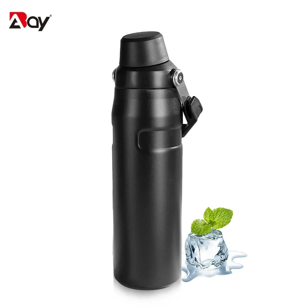 

Insulated Water Bottle Vacuum Insulated Thermos Water Bottle With Handle Stainless Steel Coffee Travel Mug Cup Thermal Drinkware