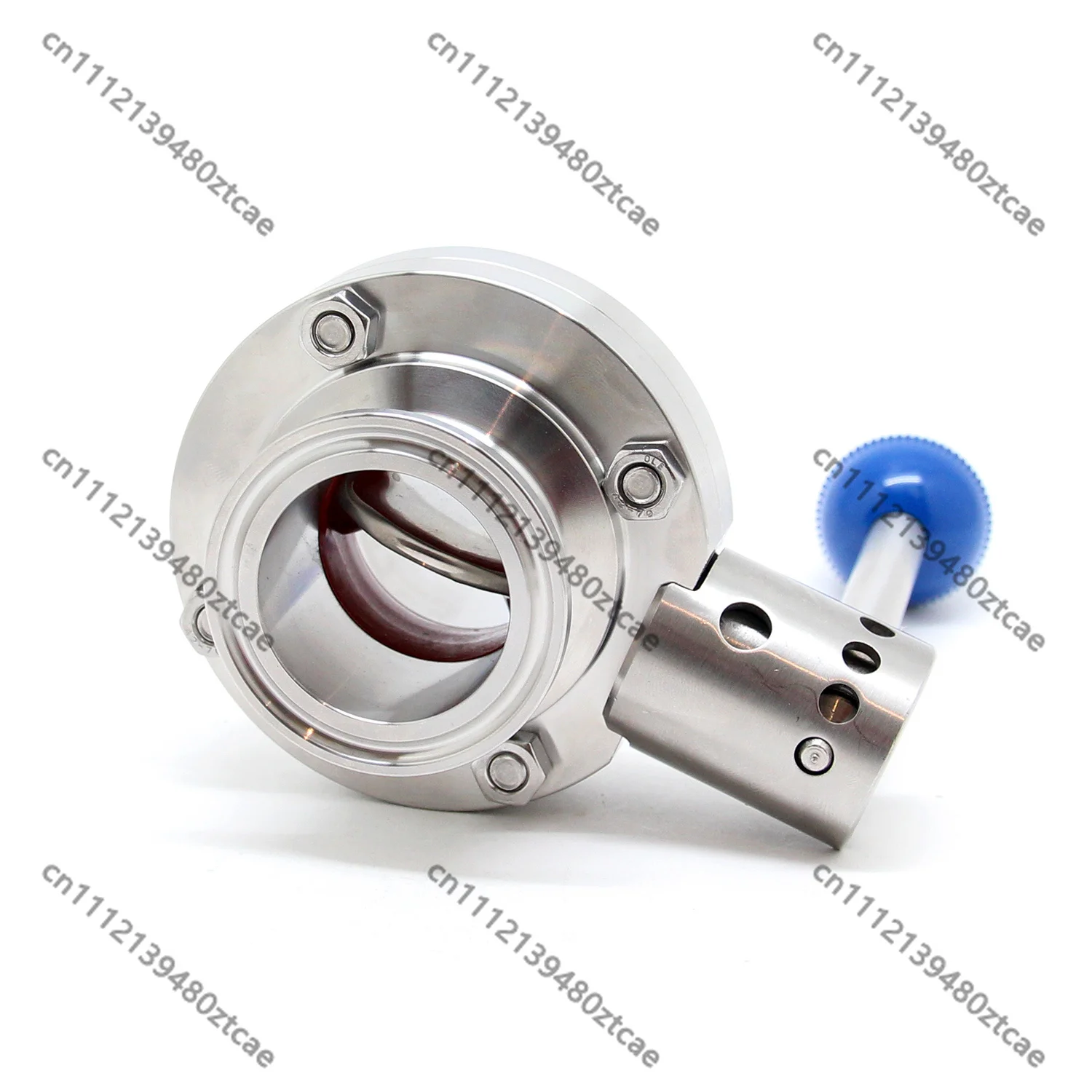 Food Grade SS304 Stainless Steel Sanitary Butterfly Valve Silicon Seal Homebrew Brewing Valve