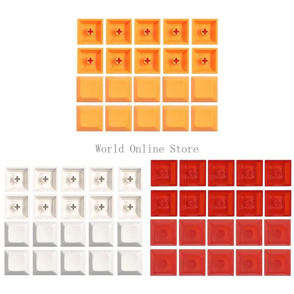 

Blank Keycaps Replacement for Mechanical Keyboard DSA Keycap Blanks 20 Pieces of 1U Height 87HC
