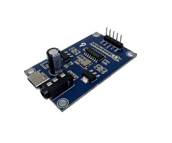 ES9023P I2S IIS digital audio input DAC decoder board to AUX analog output