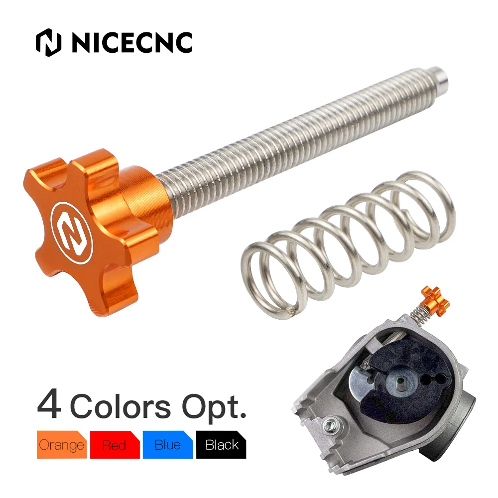 

NICECNC Throttle Air Speed Idle Screw Bolt Adjuster For KTM XCW EXC 250 300 TPI 2018-2023 XCW 150 TPI 2020-2023 EXC250 EXC300