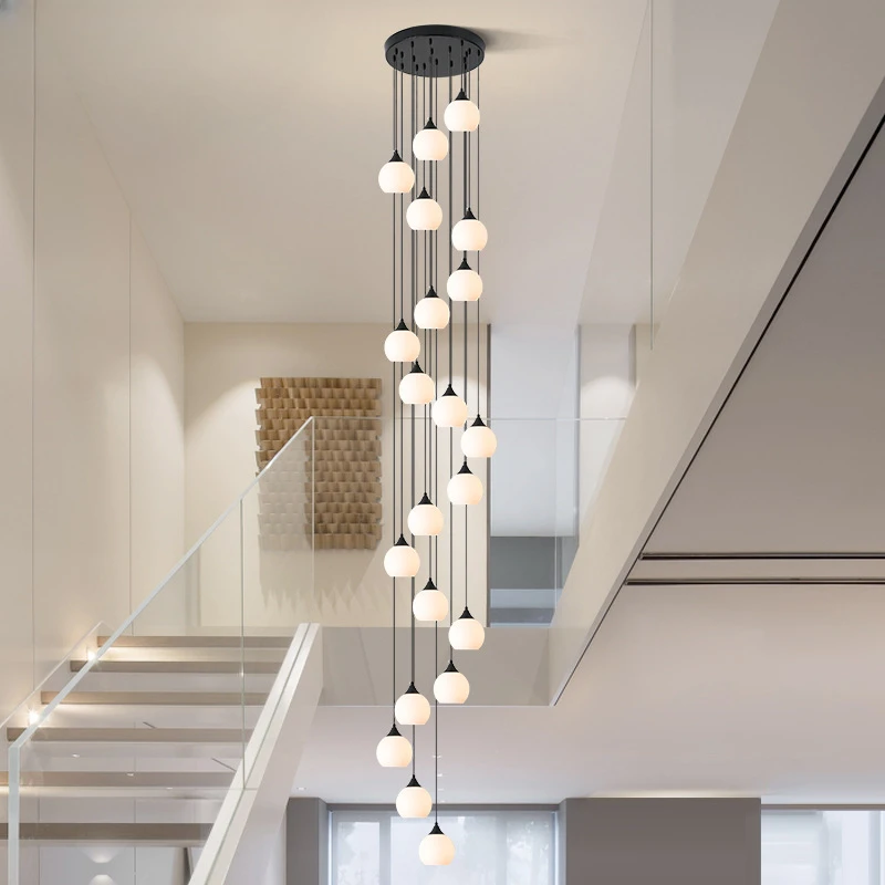 

Daguanyuan Staircase Pendant Light Modern and Simple Duplex Staircase Light Bedside Restaurant