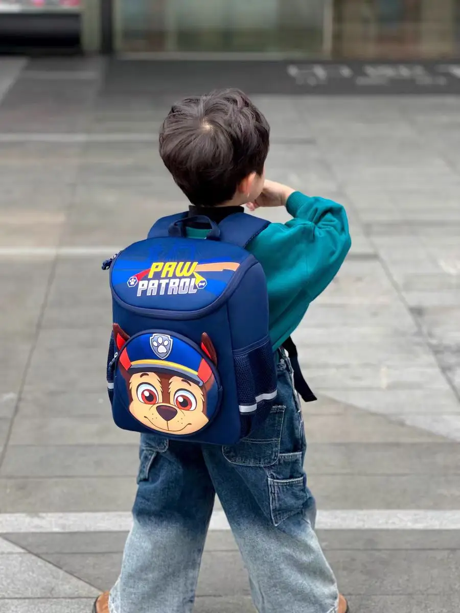 Original Paw Patrol Cartoon Children School Backpacks Boys Girls Chase Skye Kids Student Backpack Boys Schoolbags Birthday Gifts