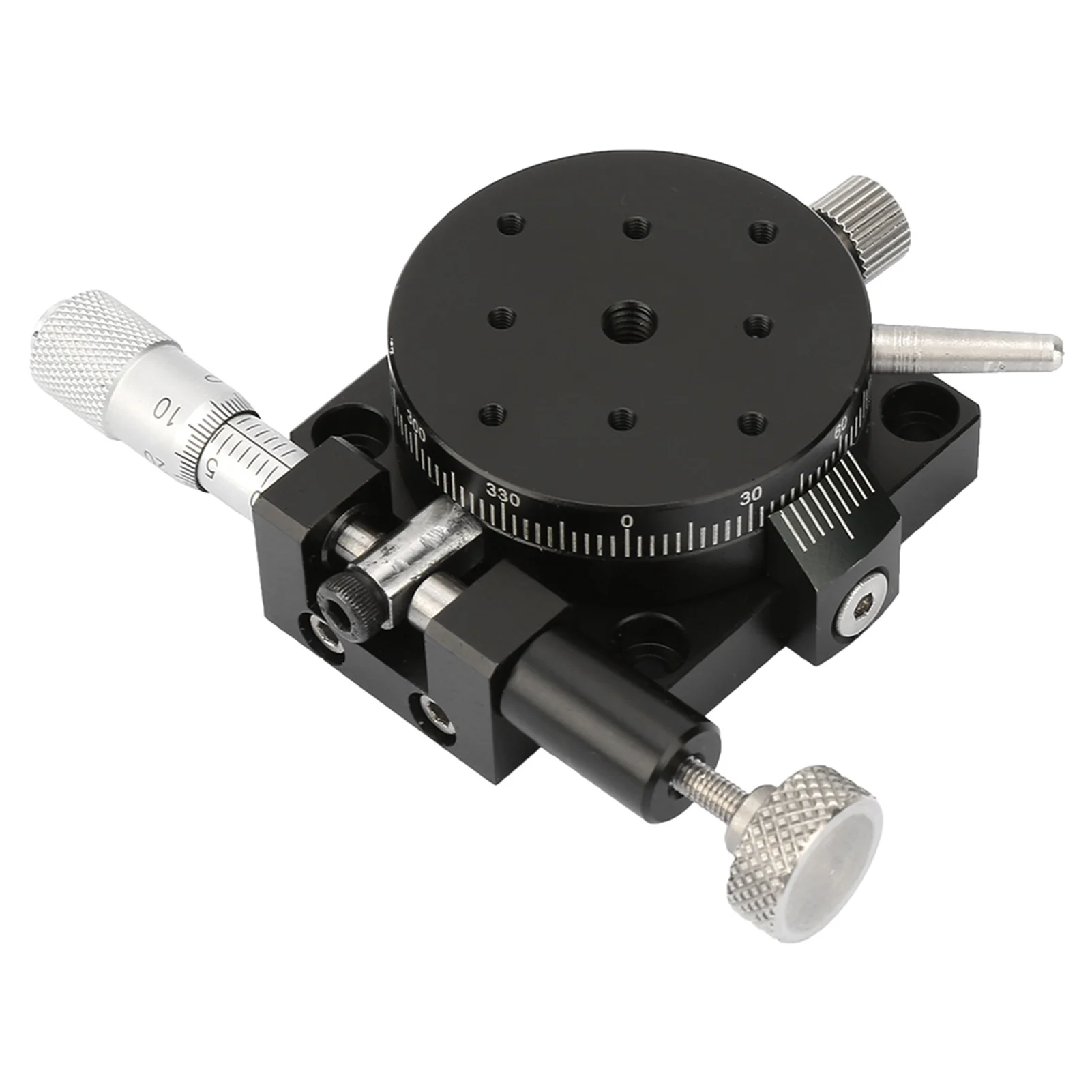 R Rotating  R38 Manual Rotation Stage Rotating  Precision Bearing Sliding Tuning Stage 38mm*20mm Sliding Stage