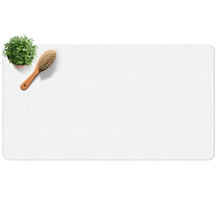 

Large Diatomite Stone Bath Mat, Premium Non-Slip Natural Diatomaceous Earth Bathtub Quick Drying Mats for Bathroom Floor