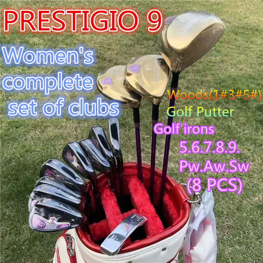 Majesty golf club women's club carbon rod body full set of P9 series full set of free shipping no bag