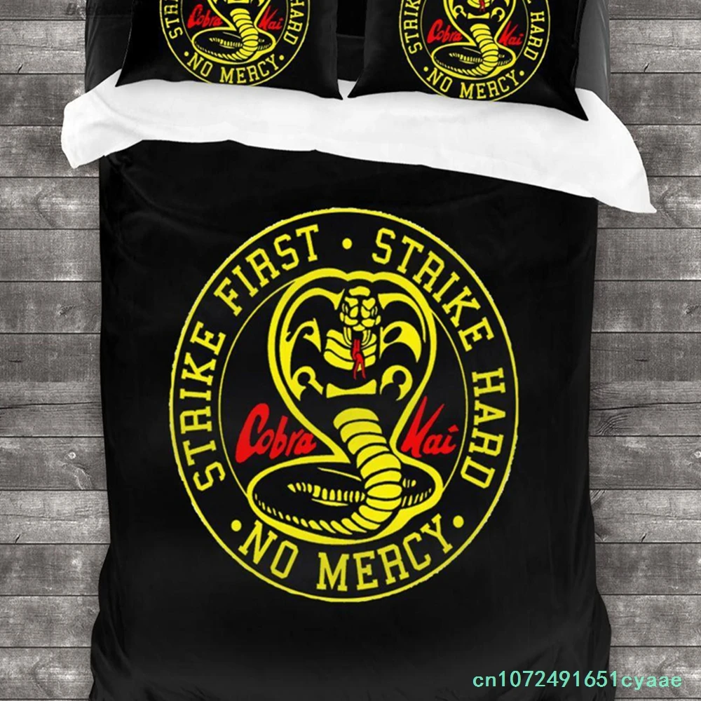 Cobra Kid Bedding Set Single Twin Full Queen King Size Bed Set Aldult Kid Bedroom Duvetcover Sets 3D Print Cobra Cama De Casal