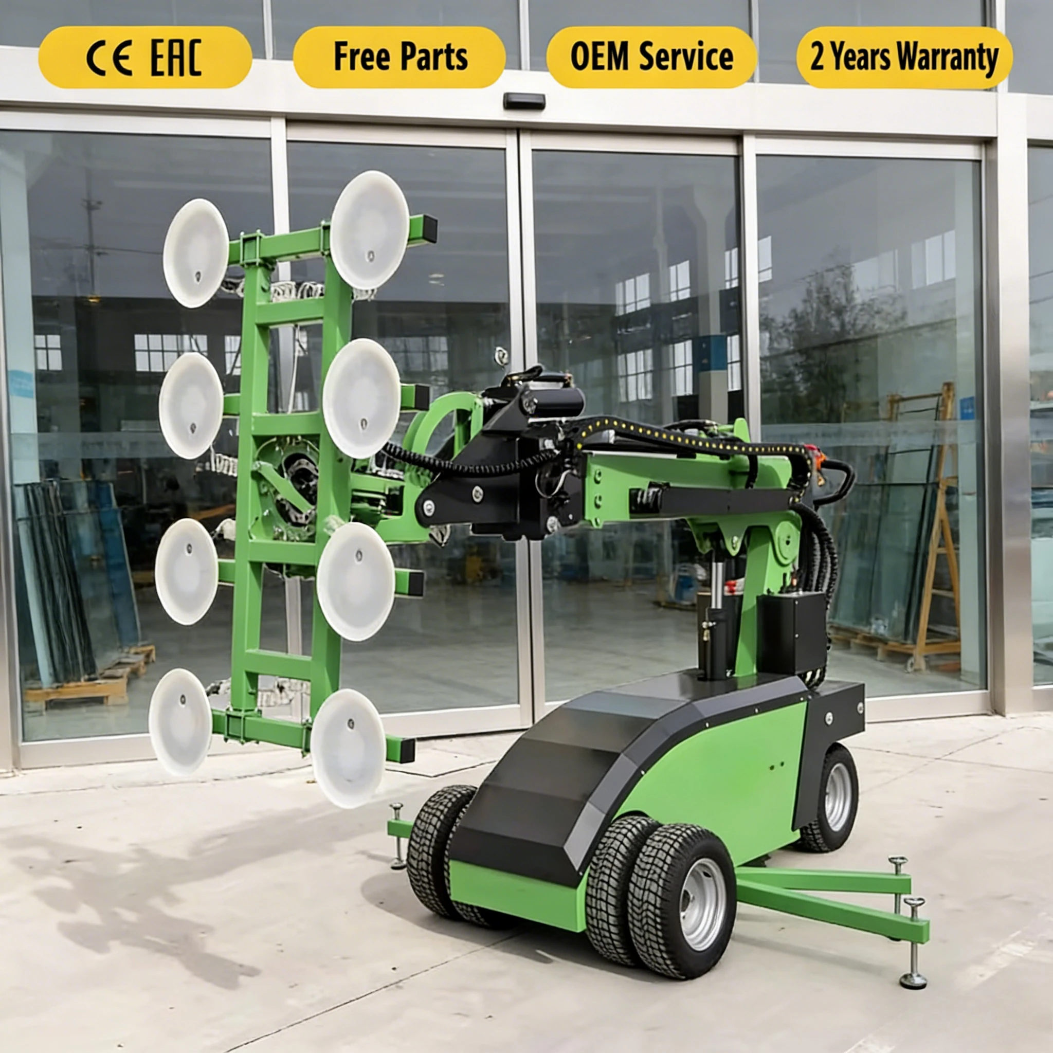 

Customized Smartlift Glazing Robots JC-LD600 Vacuum Glass Lifters For Installing Glass Lifting Machines