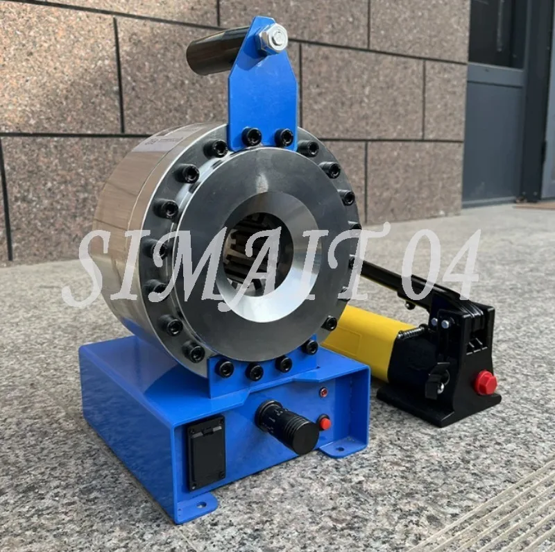 Portable Manual Hydraulic Hose Crimping Machine, High Pressure Explosion-Proof Rubber Pipe Shrinking & Pressing Tool
