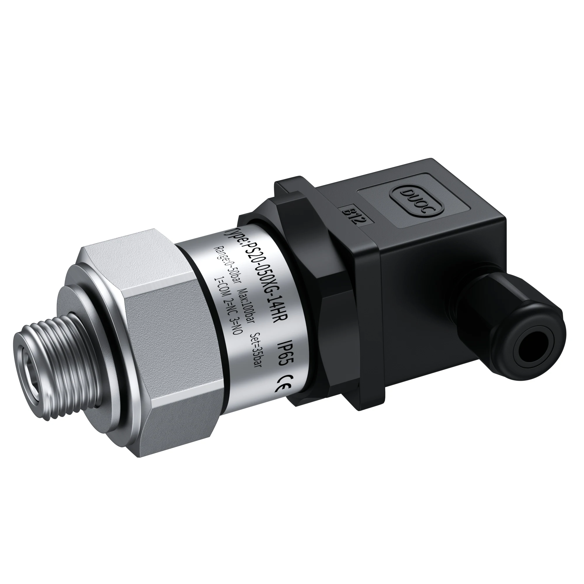 

0.2-2.5bar 0.8-5bar Small Pressure Control Switch M20*1.5 Mechanical Pressure Controller Water Air Pressure Switch