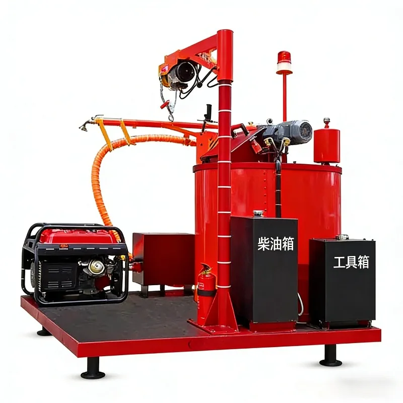 

High Output Asphalt Melter Kettle for Large Scale Crack Sealing Projects Customized After Sales Support
