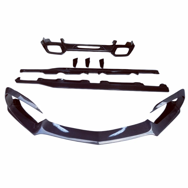 

For Mercedes Benz AMG GT GS GC GR R Style Rear Diffuser Front Bumper Side Skirt Carbon Fiber Body Kit