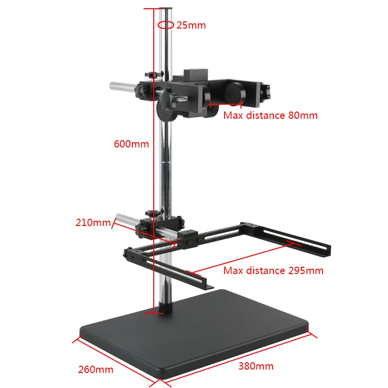 

Adjustable Lab Digital Microscope Stand Rotating Industrial PCB Soldering HDMI VGA USB PC Video Microcsope Camera Bracket