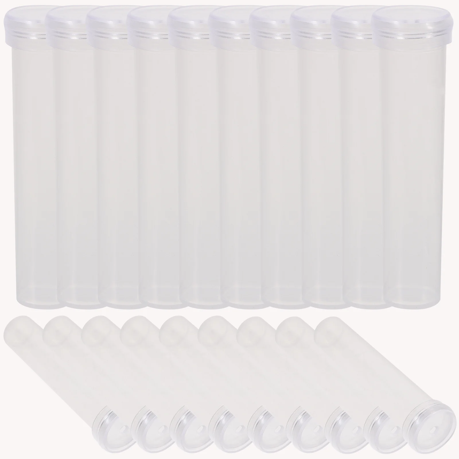 100 Uds. Tubos de almacenamiento de flores frescas, tubos de plástico, suministros para floristería, contenedores de agua para flores de larga duración