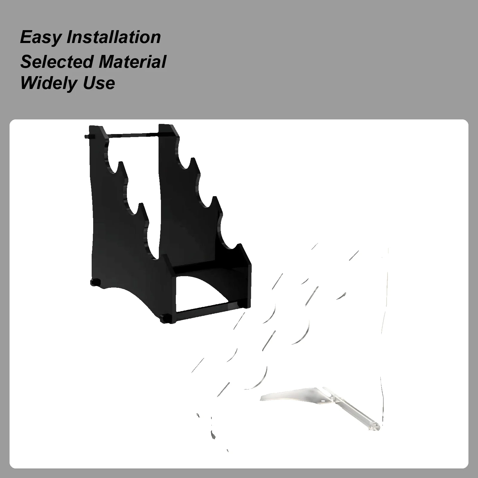 Multifunktionaler Präsentationsständer aus Acryl
