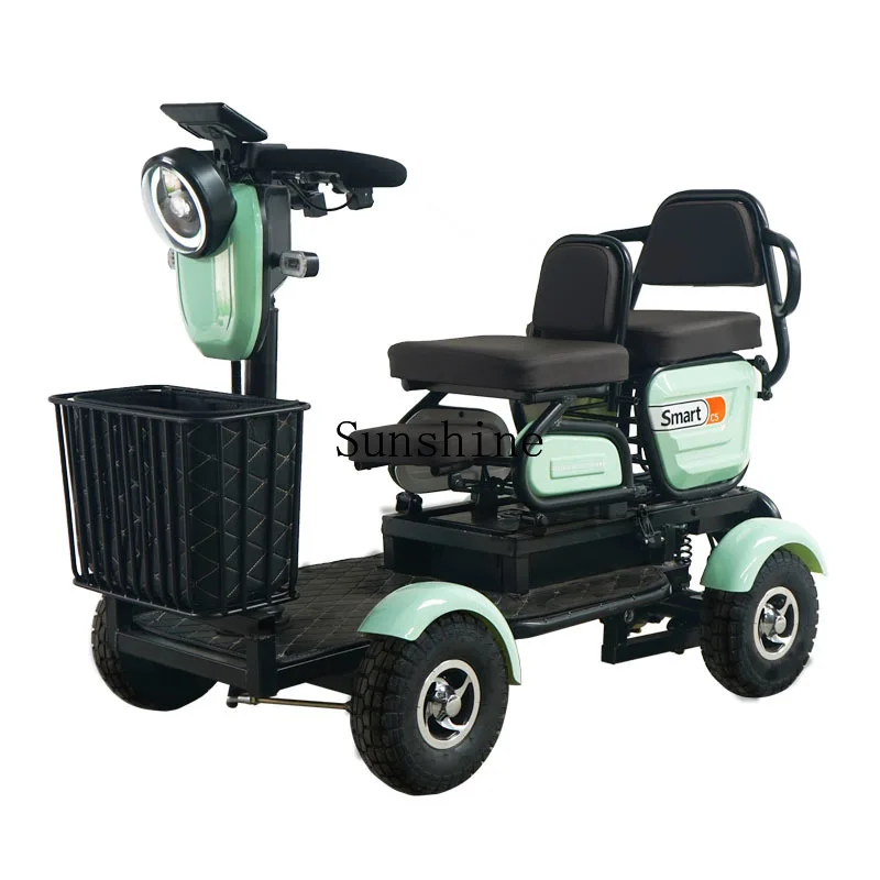 

Electric four-wheel disabled power battery elderly scooter Q60C5Q70