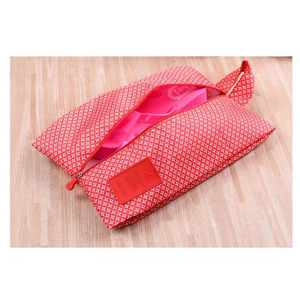 Storage Organizer Women Travel Oxford Cloth 35cm  21cm Storage Tools Shoe Storage Bag Waterproof Zipper Cosmetic Bags Foldable