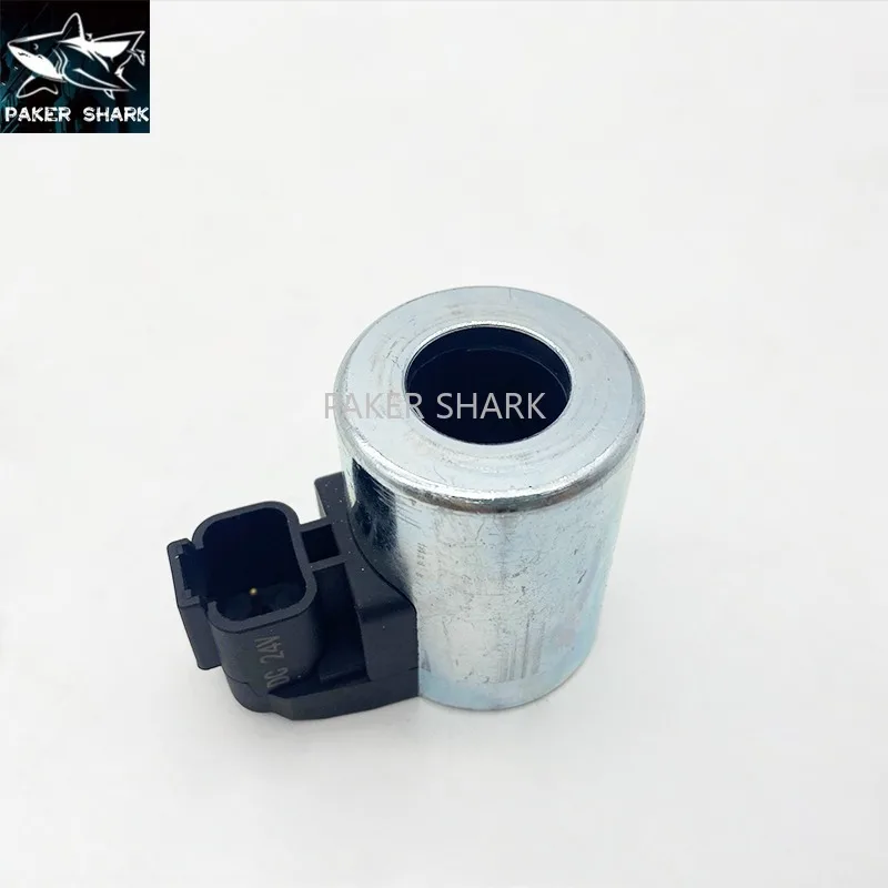 Para XCMG bobina de válvula solenoide ID 19mm altura 49mm XE215D bobina de válvula solenoide excavadora