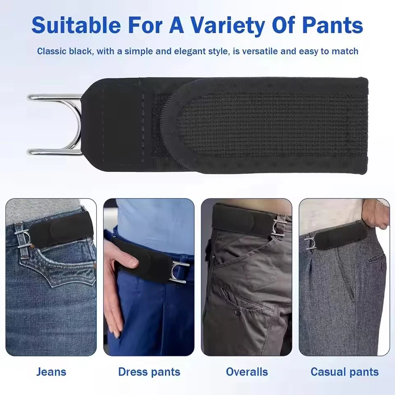Verstellbarer Schnallenloser Gürtel für Männer, Elastischer Taillengürtel ohne Schnalle, Taktischer Casual-Gürtel ohne Schnalle, Unsichtbare Gürtel, Geschenke für Männer – Detail 7