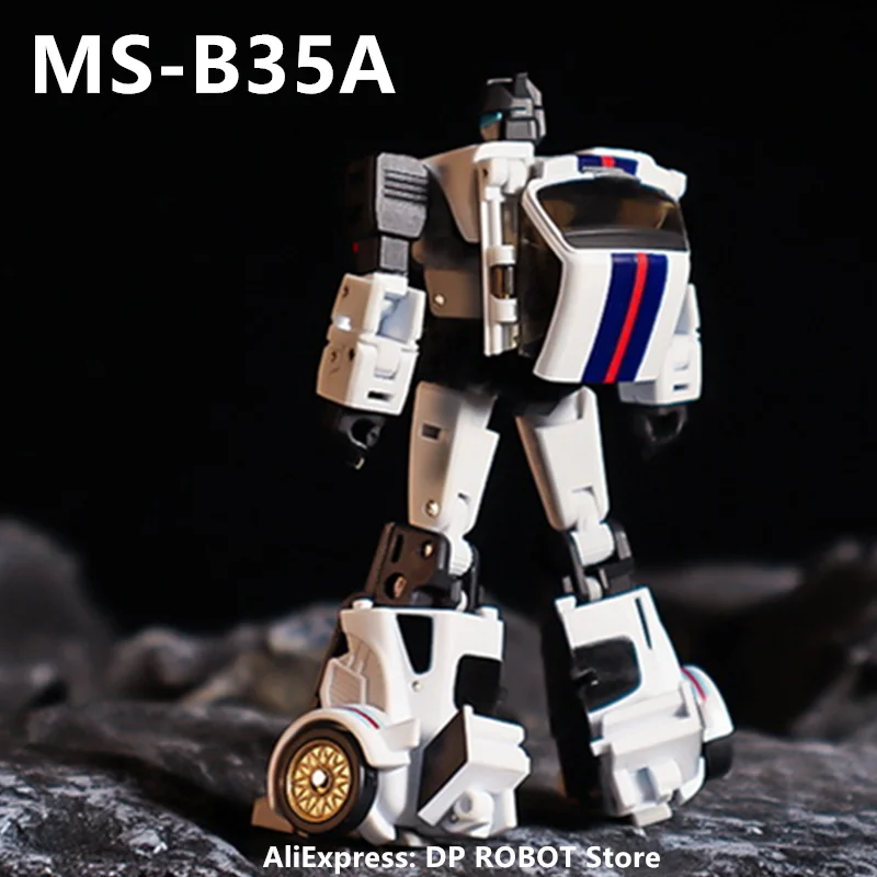 Imagem -06 - Nova Transformação Magic Square Ms-toys Msb35 Ms-b35 Msb35a Jazz Blues Anime Robot Model Action Figure Toy com Adesivo