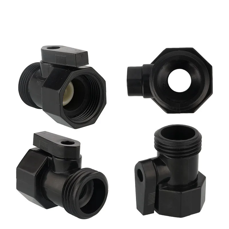 

Пластиковый переключатель клапана, внутренняя резьба 3/4 дюйма, наружная резьба 3/4 дюйма, адаптер для удлиненного шланга для полива сада, фиксирующий стыковочный переключатель