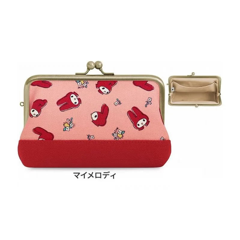 

Kawaii Sanrio Kuromi My Melody Cartoon Coin Purse Wallet Creative Storage Bag Makeup Bag Portable Girl Birthday Gift Peripheral