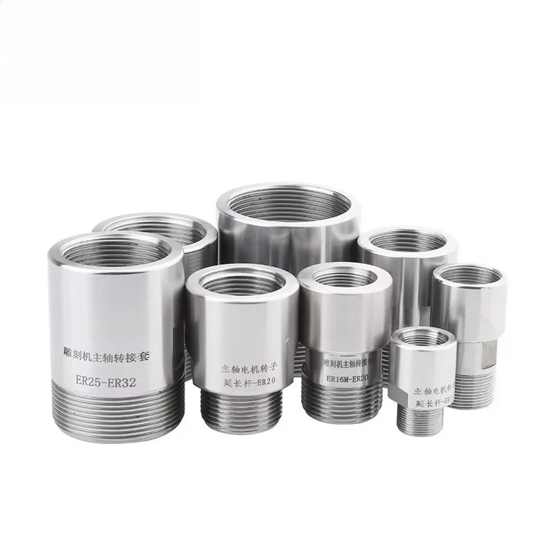 Internal Thread ER Extension Rod ER11 ER16 ER20 ER25 ER32 Collet Chuck CNC Router Spindle Shaft Reducing Sleeve