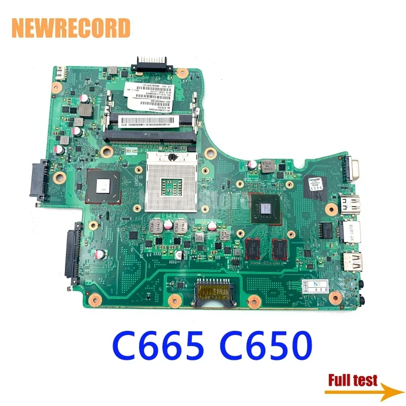 Voor Toshiba Satellite C665 C650 6050A 2452501 -MB-A01 V 000225190   V 000225180   Laptop moederbord HM65 DDR3 moederbord