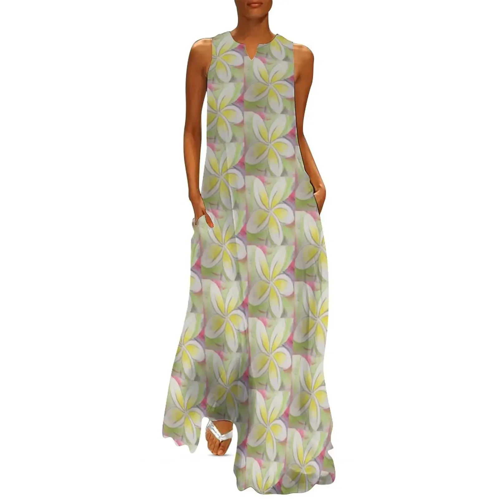 

Frangipanni Long Dress women's evening dresses summer dress for women 2025 Dress