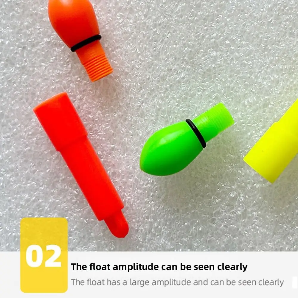 

2pcs Sensor Color Change LED Fishing Smart Float Top Super Bright Luminous Electronic Floats Buoy Induction Ultra Sensitive