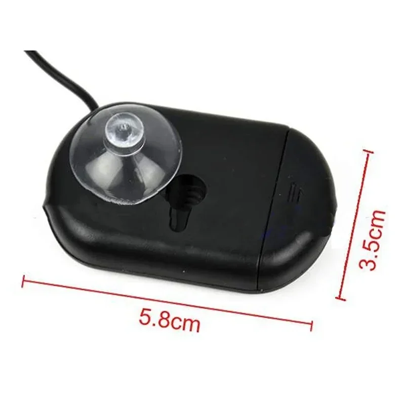 Aquarium Fish Tank Suction Cup Diving Pet Box Probe Type Digital Thermometer Mini Conversion Between Celsius And Fahrenheit