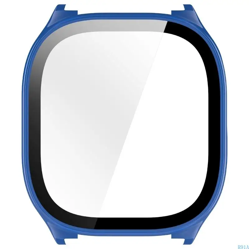R91A 스마트 워치 커버 쉘 스크린 프로텍터 템퍼링 유리 필름 3