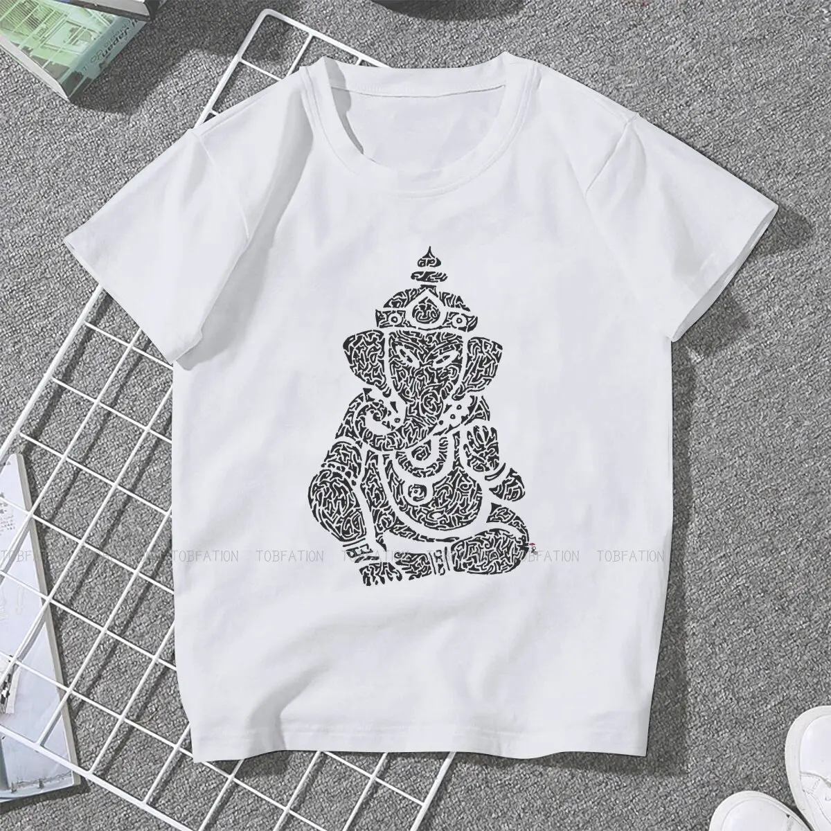 Ink Rain  5XL TShirt for Girl Ganesha Ganapati God Of Wisdom India Creative Graphic  T Shirt Stuff Ofertas