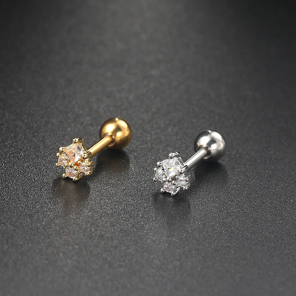 Zierliche Piercing-Ohrringe für Damen: Helix-, Rook-, Conch-Ohrringe, 1 Stück, passend für Lobe-, Daith-, Tragus- und Flat-Stud-Ohrringe, modischer, sexy Schmuck. – Detail 3