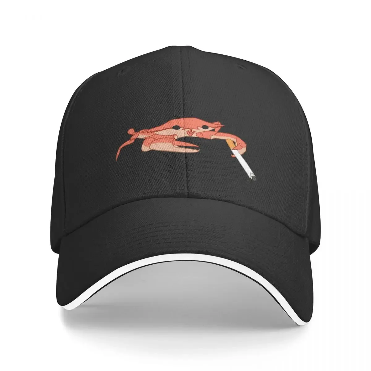 

Smoking Crab Baseball Cap Wild Ball Hat Brand Man cap Luxury Cap Woman Hats Men's