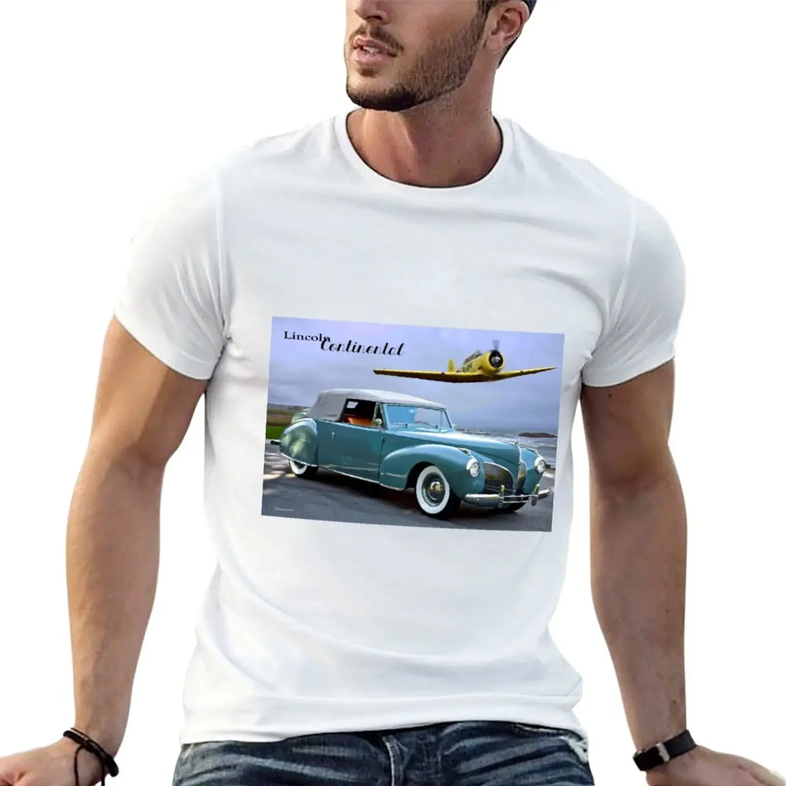 

1941 Lincoln Continental V12 Convertible T-Shirt vintage graphic tee oversized t shirt heavyweights man t shirt t shirt men