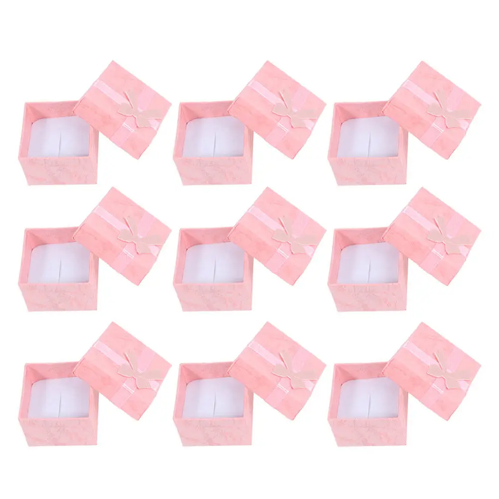 12Pcs High-Grade Jewelry Packaging Boxes Simple Minimalist Design Storage Case for Women Girls Gifts Jewelry Organizer Holder