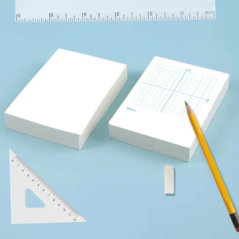 4 Xy Coordinate Notepads Practice Notebooks for Math Exercises Graphing Sheets Math Drawing Papers