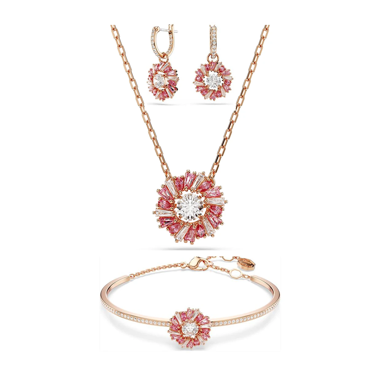 

2025 New Round Necklace Set Bracelet Gift Banquet Essential High Luxury Quality