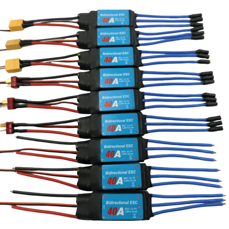 RC BEC 40A Bidirectional Electric Control Propulsion System Bidirectional Electric ESC Wind Driven Underwater Governor