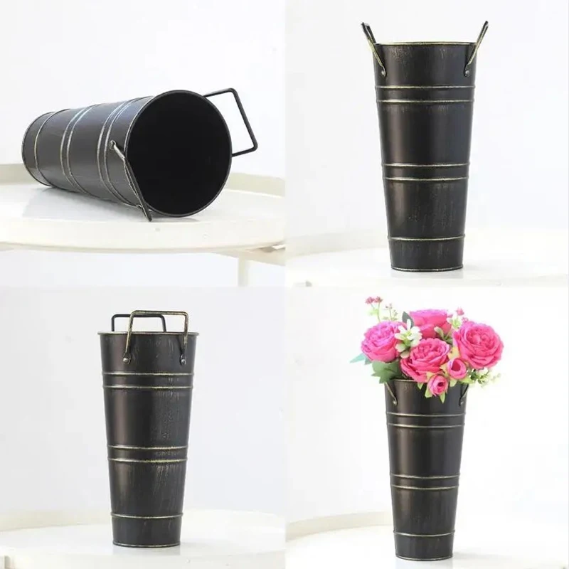 

New Metal Umbrella Holder Free Standing Umbrella Stand Rack Decorative Umbrella Holder Bin Multipurpose Walking Sticks Holder